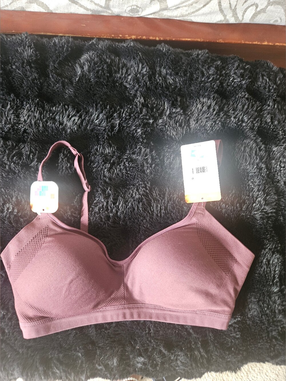 Warner's Mauve Wireless Comfort Bra
